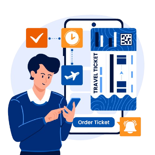 Flight Ticket for Visa Booking Sample